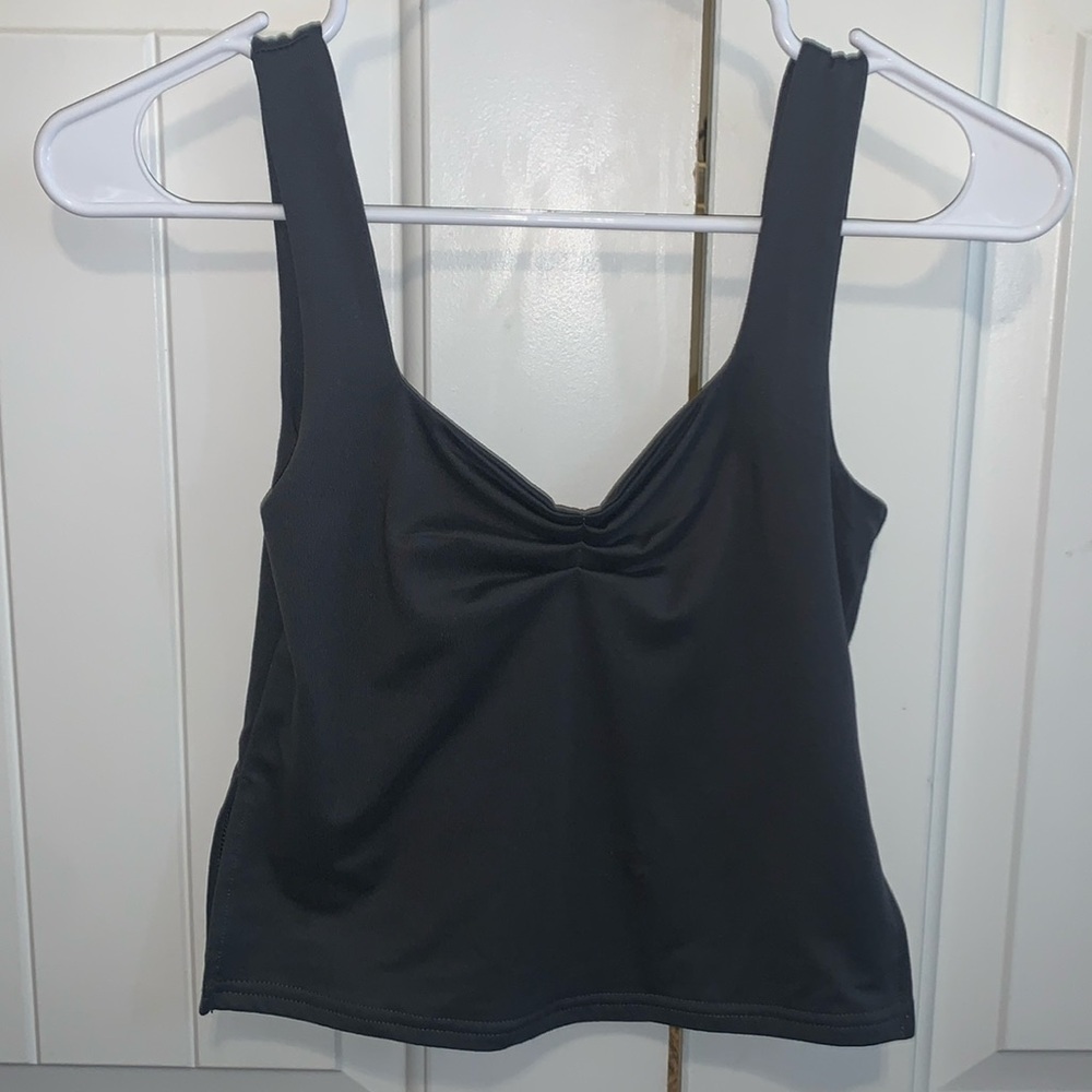 Gray tank top